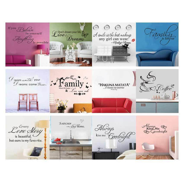 Art Words Quote Wall Sticker