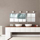 9 pcs/set 15X15cm reflection mirror square sticker