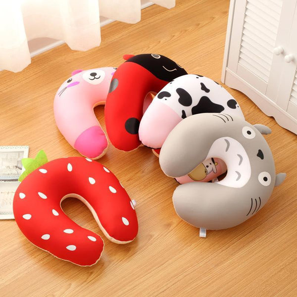 Cartoon U Shaped Office Flight neck travel pillow