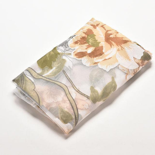 Flower Embroidered luxury 3D Window Curtains