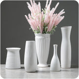 Classic White Ceramic Vase