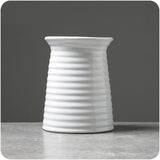 Classic White Ceramic Vase
