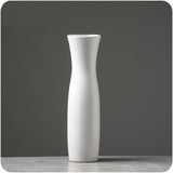 Classic White Ceramic Vase