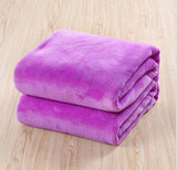 Solid fleece blankets