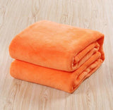 Solid fleece blankets