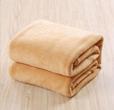 Solid fleece blankets