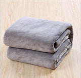 Solid fleece blankets