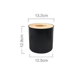 Modern Black Color Tissue Containers