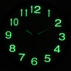 Wall Clock  digital glow